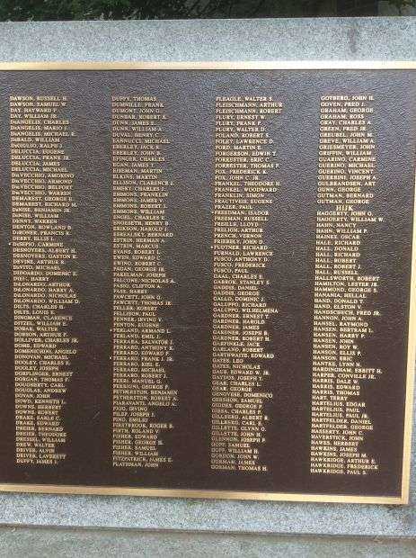 NORTH PLAINFIELD WORLD WAR II 50TH ANNIVERSARY COMMEMORATIVE MEMORIAL PLAQUE B