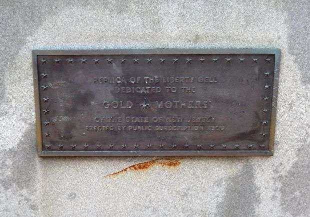 NEW JERSEY LIBERTY BELL REPLICA MEMORIAL PLAQUE B