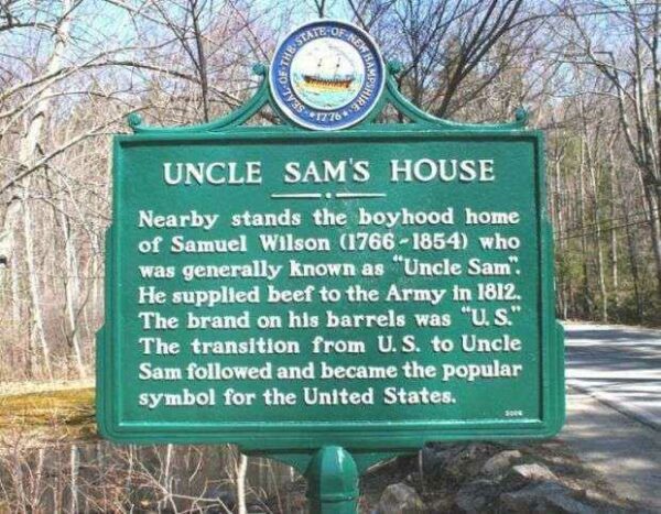 UNCLE SAM’S HOUSE MEMORIAL MARKER