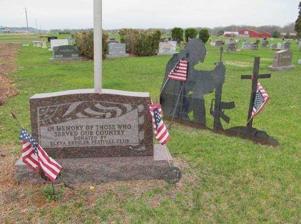 ELEVA CEMETERY VETERANS MEMORIAL