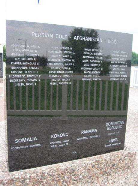 THE CASSVILLE VETERANS MEMORIAL PANEL H