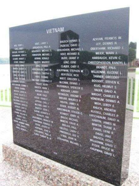 THE CASSVILLE VETERANS MEMORIAL PANEL F