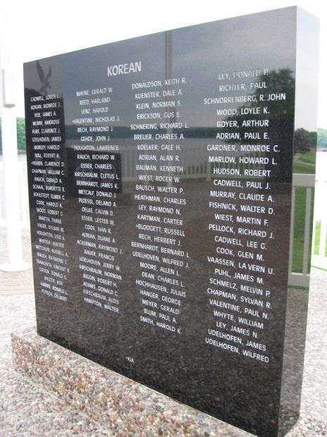 THE CASSVILLE VETERANS MEMORIAL PANEL E