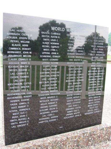 THE CASSVILLE VETERANS MEMORIAL PANEL C