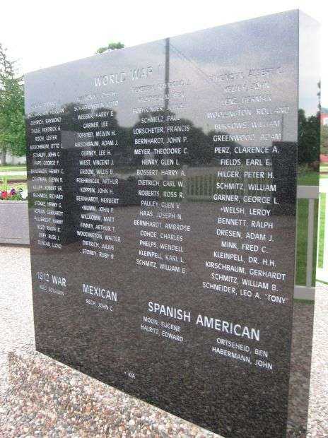 THE CASSVILLE VETERANS MEMORIAL PANEL B