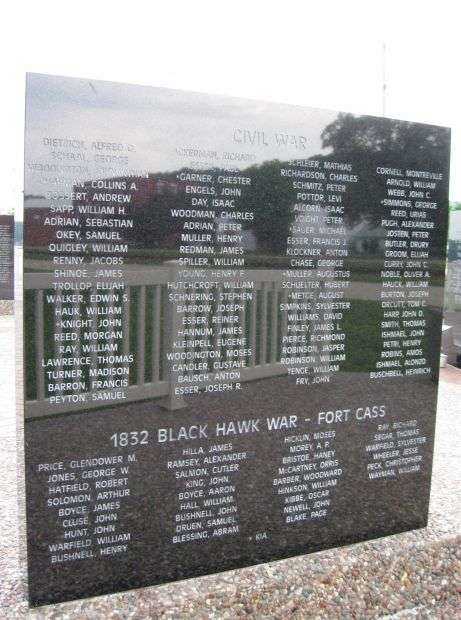 THE CASSVILLE VETERANS MEMORIAL PANEL A
