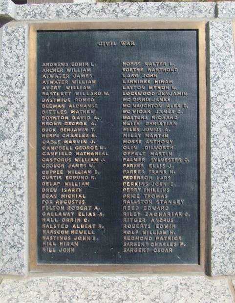 EAU CLAIRE COUNTY WAR MEMORIAL PLAQUE C