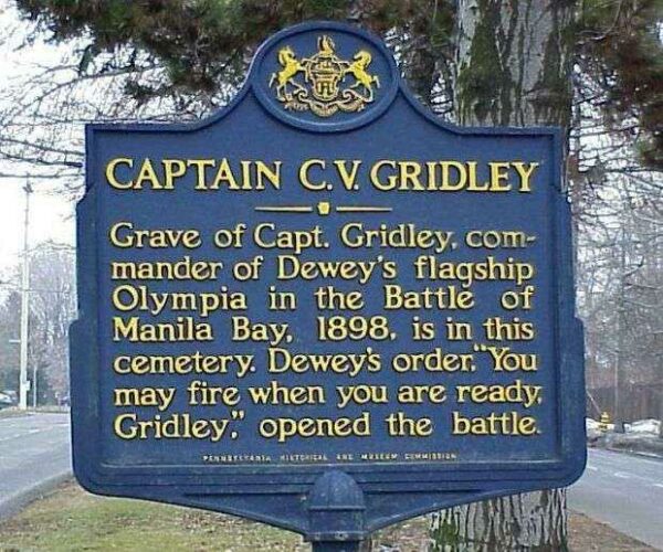 CAPTAIN C.V. GRIDLEY MEMORIAL MARKER