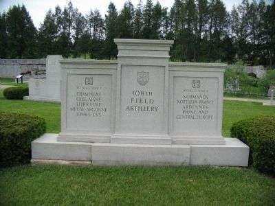 108TH FIELD ARTILLERY MEMORIAL FRONT