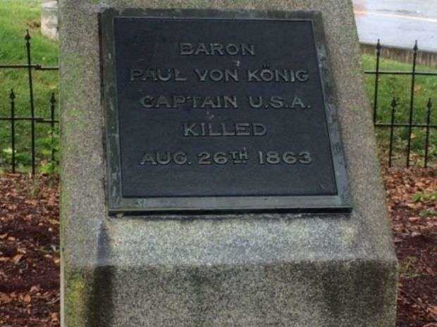 CAPTAIN BARON PAUL VON KONIG WAR MEMORIAL