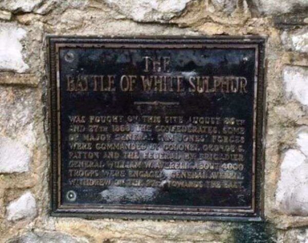 THE BATTLE OF WHITE SULPHER WAR MEMORIAL