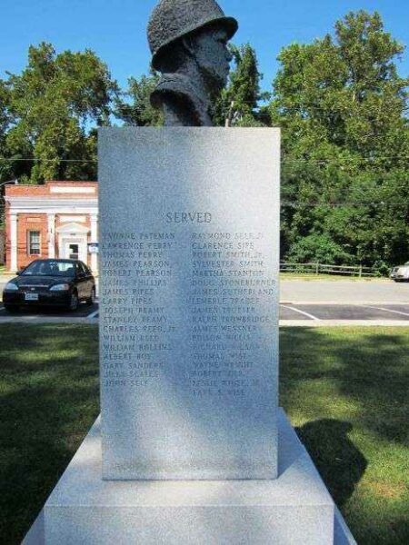 WESTMORELAND RURITAN CLUB VIETNAM WAR MEMORIAL SIDE C