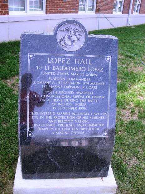 1ST LT BALDOMERO LOPEZ MEDAL OF HONOR MEMORIAL