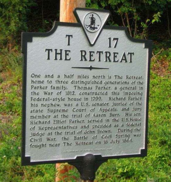 THE RETREAT WAR MEMORIAL MARKER