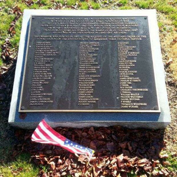 SHOCKOE HILL CEMETERY UNION POW MEMORIAL