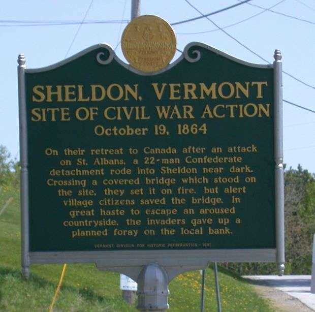 SHELDON, VERMONT WAR MEMORIAL MARKER