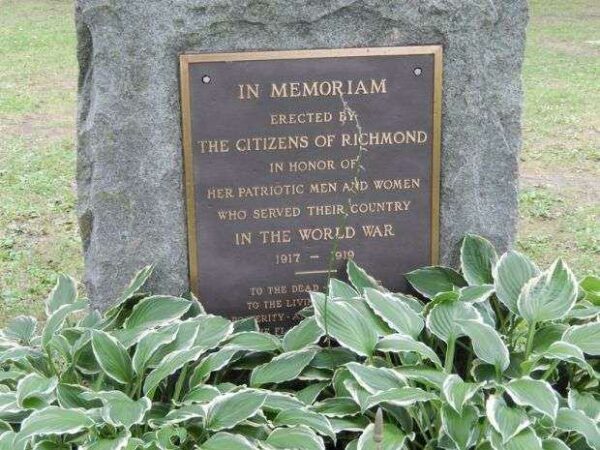 RICHMOND WORLD WAR I MEMORIAL