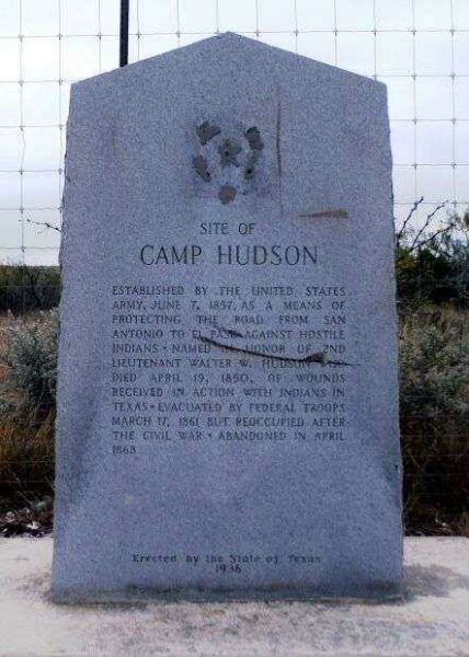 SITE OF CAMP HUDSON WAR MEMORIAL