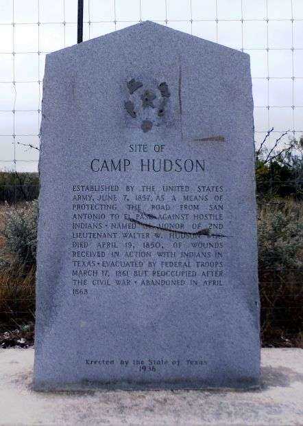SITE OF CAMP HUDSON WAR MEMORIAL