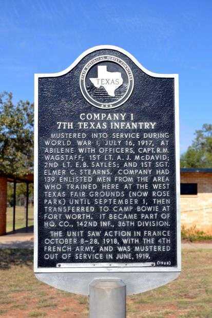COMPANY I 7TH TEXAS INFANTRY WAR MEMORIAL PLAQUE