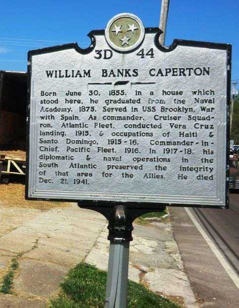 WILLIAM BANKS CAPERTON WAR MEMORIAL MARKER