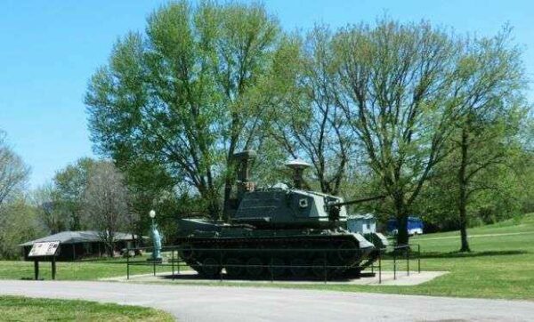 THE M247 SGT. YORK SELF-PROPELLED ANTI-AIRCRAFT GUN MEMORIAL
