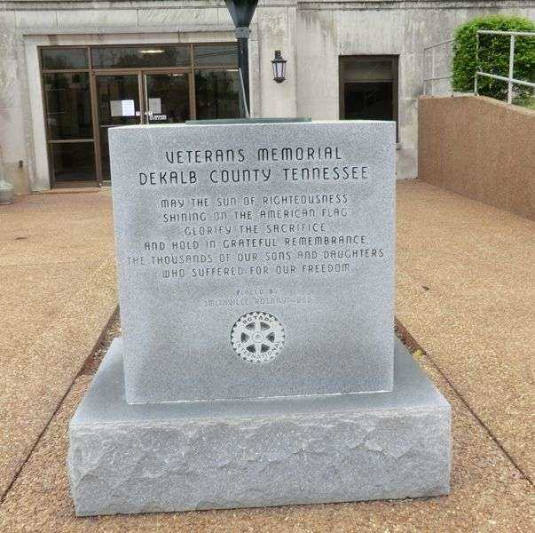 VETERANS MEMORIAL DEKLAB COUNTY TENNESSEE