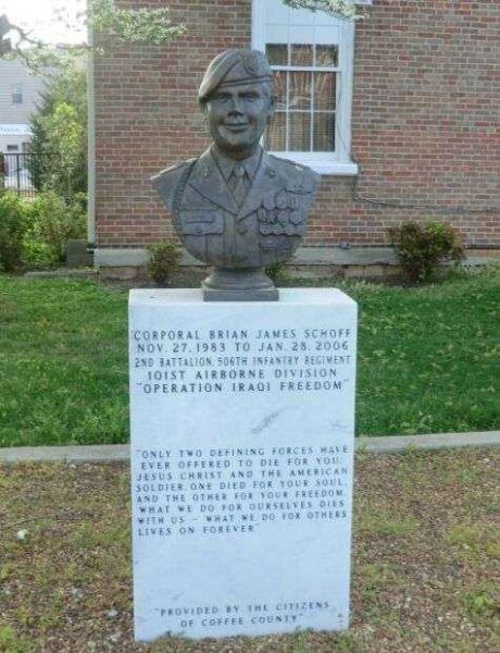 CORPORAL BRIAN JAMES SCHOFF WAR MEMORIAL