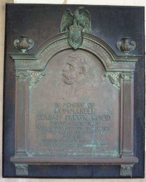COMMANDER EDWARD PARKER WOOD MEMORIAL PLAQUE