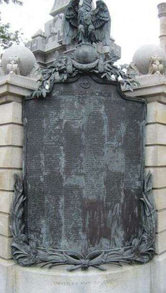 GERMANTOWN CIVIL WAR MEMORIAL PLAQUE C