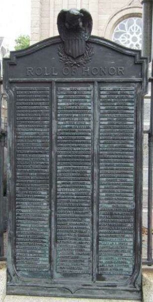 GERMANTOWN CIVIL WAR MEMORIAL PLAQUE A