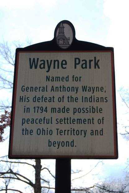 WAYNE PARK MEMORIAL MARKER