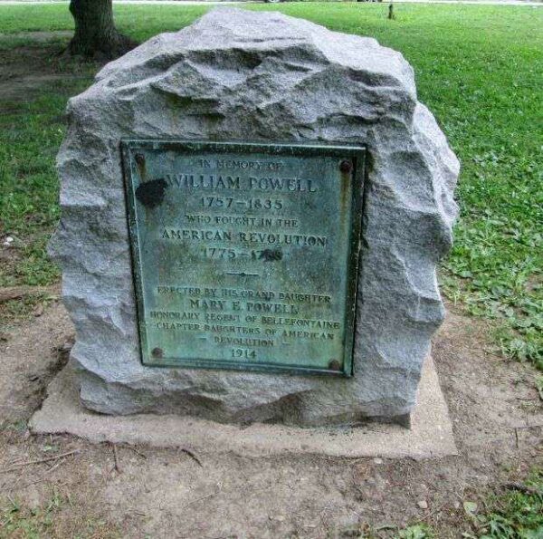 WILLIAM POWELL REVOLUTIONARY WAR SOLDIER MEMORIAL
