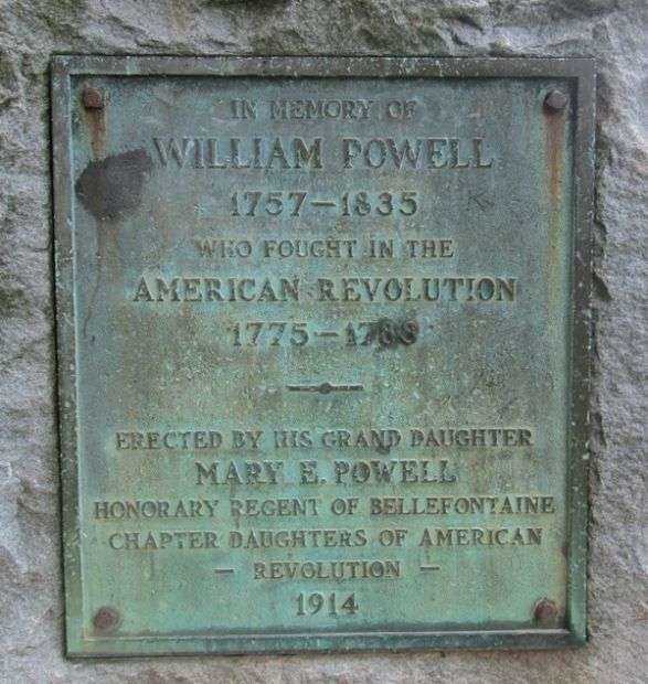 WILLIAM POWELL REVOLUTIONARY WAR SOLDIER MEMORIAL PLAQUE