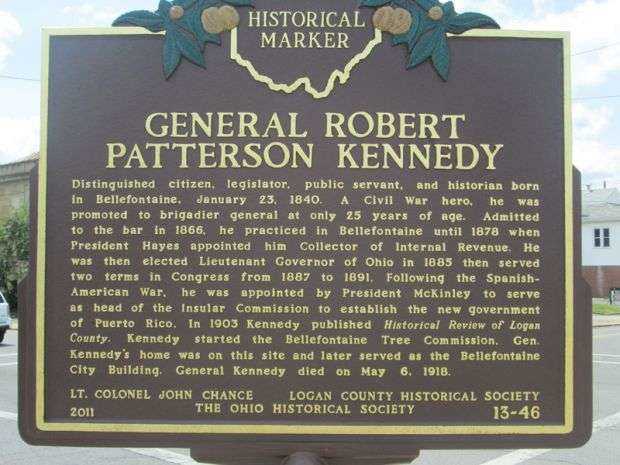 GENERAL ROBERT PATTERSON KENNEDY WAR MEMORIAL MARKER