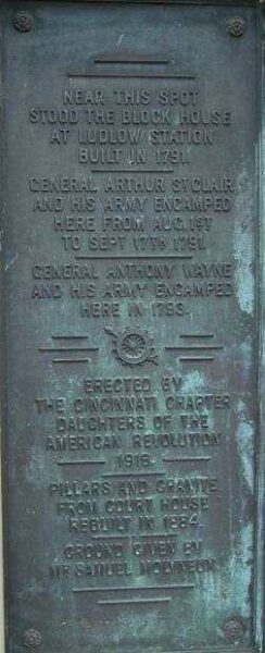 LUDLOW STATION WAR MEMORIAL PLAQUE