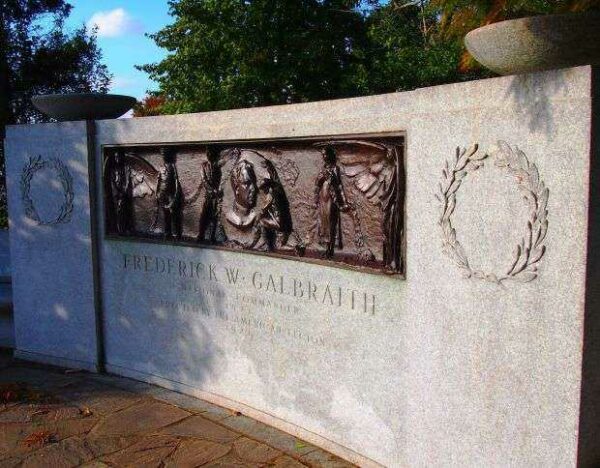 FREDERICK W. GALBRAITH WAR MEMORIAL BAS-RELIEF