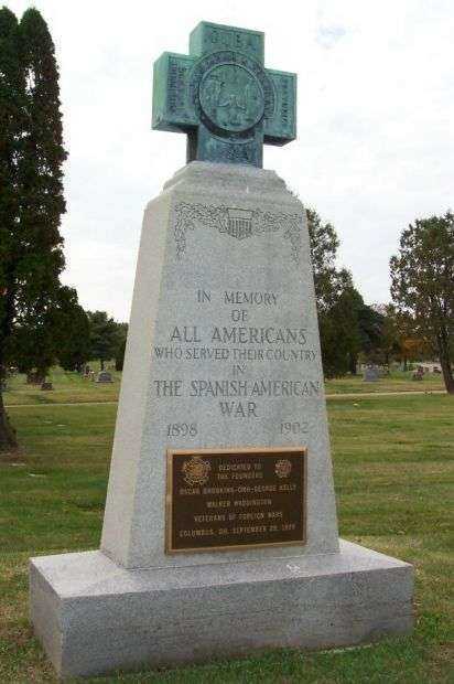 SUNSET CEMETERY SPANISH-AMERICAN WAR MEMORIAL