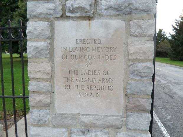 OHIO VETERANS HOME WAR MEMORIAL GATES