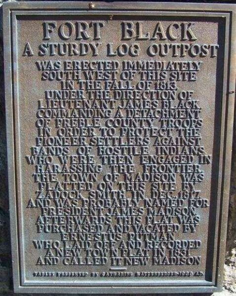 FORT BLACK WAR MEMORIAL PLAQUE