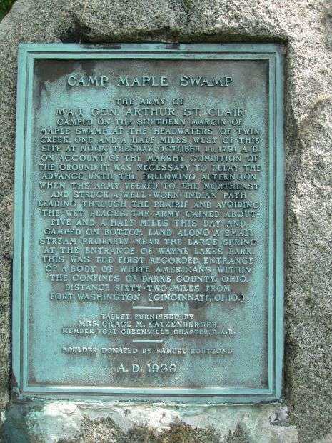 CAMP MAPLE SWAMP REVOLUTIONARY WAR MEMORIAL