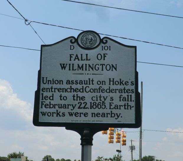 FALL OF WILMINGTON WAR MEMORIAL MARKER