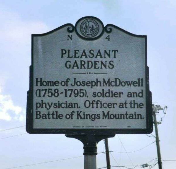 PLEASANT GARDENS REVOLUTIONARY SOLDIER WAR MEMORIAL MARKER
