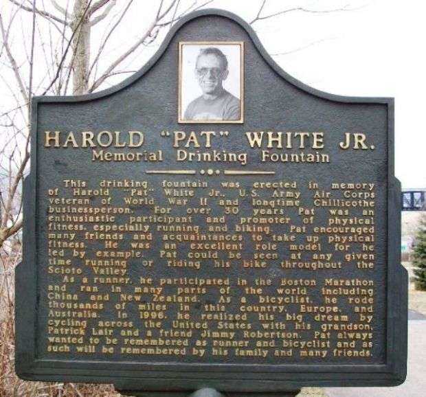HAROLD “PAT” WHITE JR. WAR MEMORIAL MARKER