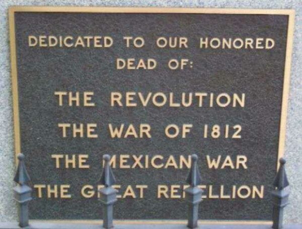 RICHLAND COUNTY SOLDIERS’ MONUMENT PLAQUE B