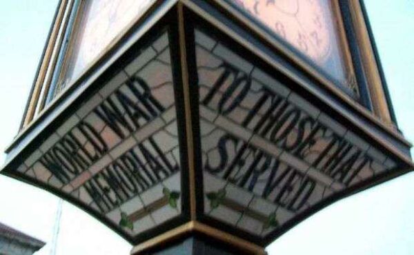 PUTNAM COUNTY WORLD WAR MEMORIAL CLOCK SIDE A