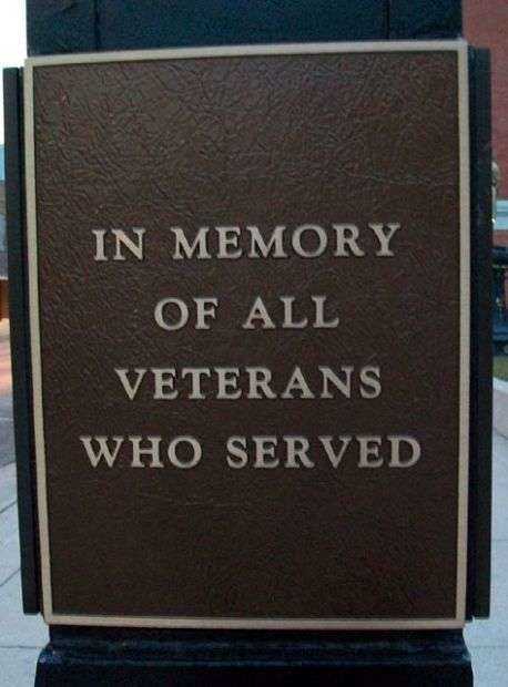 PUTNAM COUNTY WORLD WAR MEMORIAL CLOCK PLAQUE