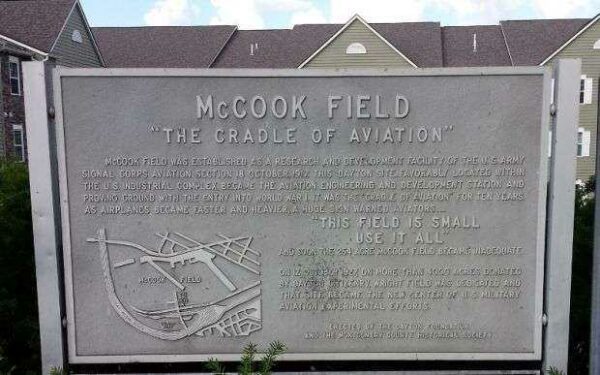 MCCOOK FIELD WAR MEMORIAL MARKER
