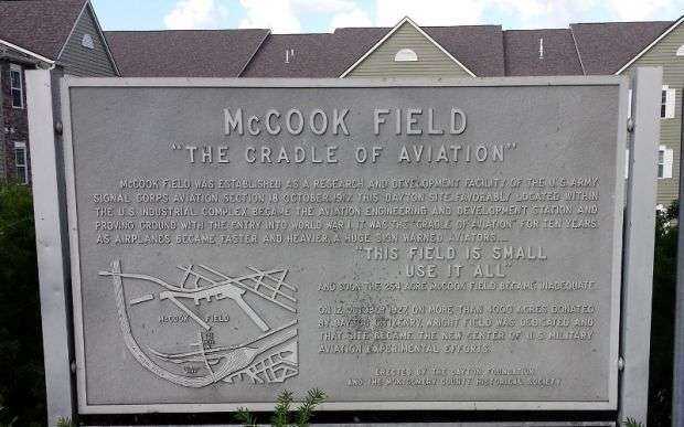 MCCOOK FIELD WAR MEMORIAL MARKER