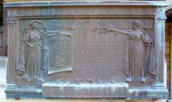 MADISON COUNTY WORLD WAR ROLL OF HONOR MEMORIAL